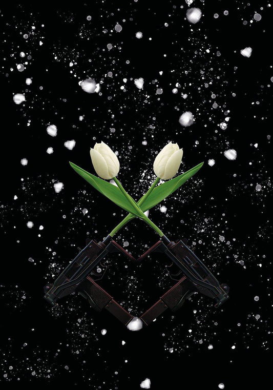 tableau FOR PEACE de Madris Street art pop art oeuvre Design décoration